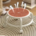thumbnail image 1 of Eolstice Swivel Rolling Seat Stool, Low Profile Mobile Sitting Solution, Comfort Cushioned Stool for Workshop Craft Station, 1 of 6