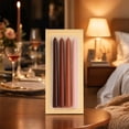 thumbnail image 1 of Eolstice Taper Candles, 4 Pack, Gradient Long Thin Stick, Unscented Dinner Candles, Wedding Table Home Decor, Multiple Color Sets, Centerpiece Accent, 1 of 5