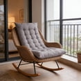 thumbnail image 1 of Eolstice Thickened Rocking Chair Cushion Set High Back Seat Pad For Recliner, Rocker Cushion, Outdoor Patio Seat Pad for Folding Chair Lounge, 1 of 6