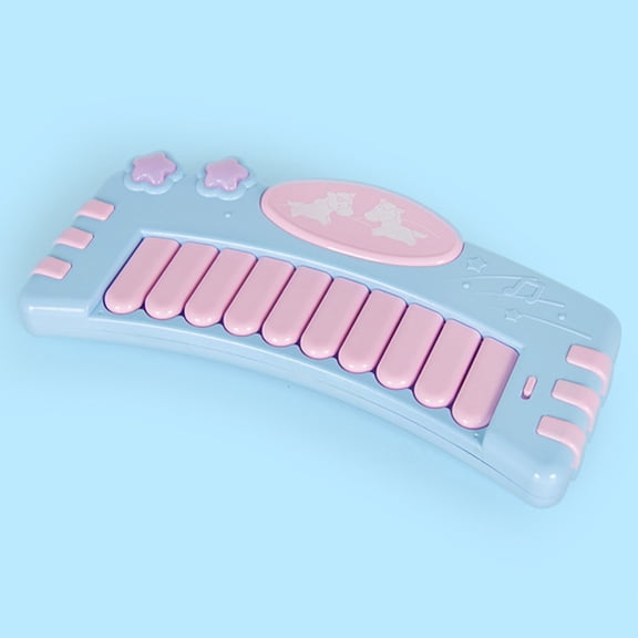 Eolstice Toddler Piano Toy, 10 Key Multifunctional Musical Instrument, Early Learning Educational Keyboard for Kids, Birthday Gift for Boys and Girls