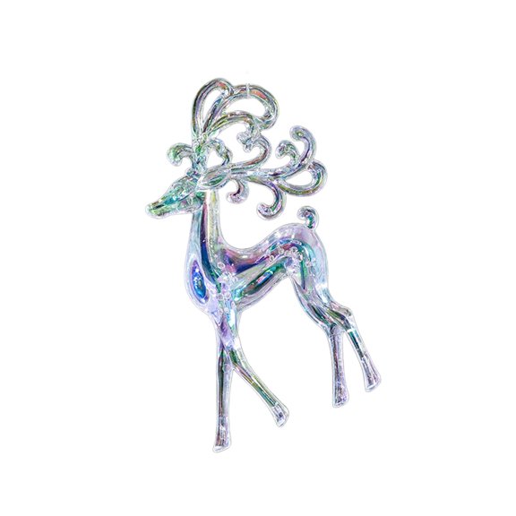 Eolstice Transparent Ice Crystal Snowflake Ornament, Acrylic Hanging Tree Decoration, Glimmering For Windows Holiday Displays Gifting