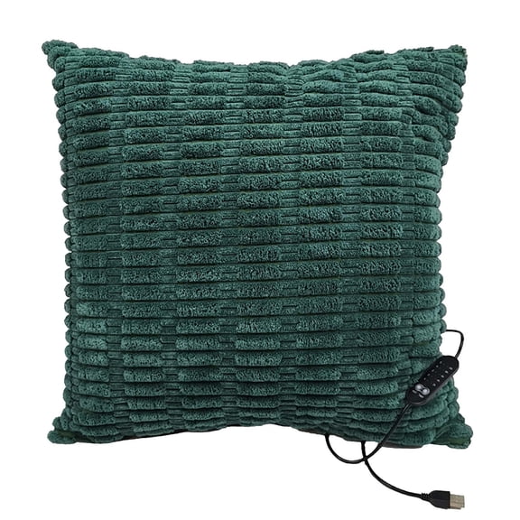 Eolstice USB Electric Heated Pillow Cover, 5 Heat Settings Timer Function, Body Warmer for Sofa, Bed, Office Chair, Comfort Control