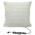 thumbnail image 1 of Eolstice USB Electric Heated Pillow Cover, 5 Heat Settings Timer Function, Body Warmer for Sofa, Bed, Office Chair, Comfort Control, 1 of 6