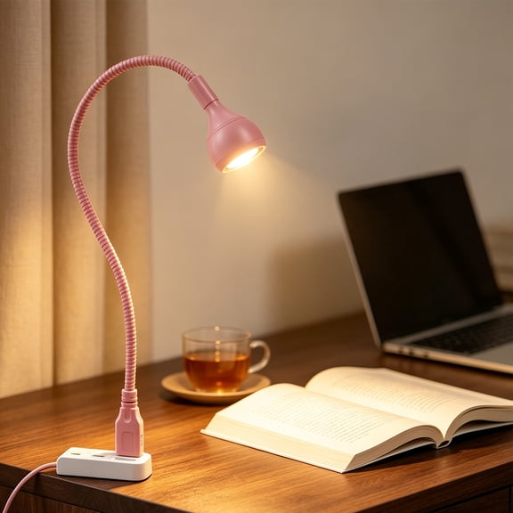 Eolstice USB LED Laptop Keyboard Light, Metal Desk Clip On Reading Lamp, Portable Computer Night Light, Adjustable Office Monitor Desk Task Light