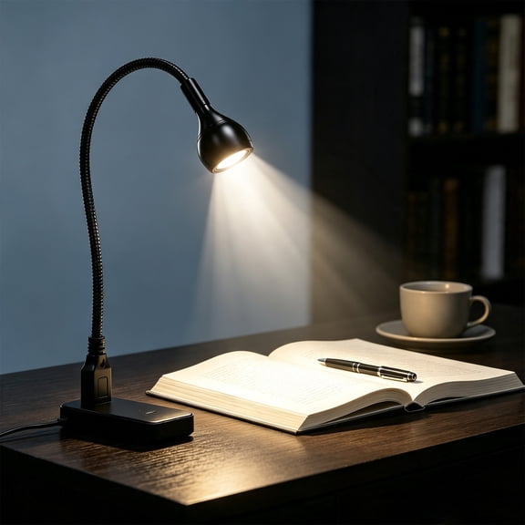 Eolstice USB LED Laptop Keyboard Light, Metal Desk Clip On Reading Lamp, Portable Computer Night Light, Adjustable Office Monitor Desk Task Light
