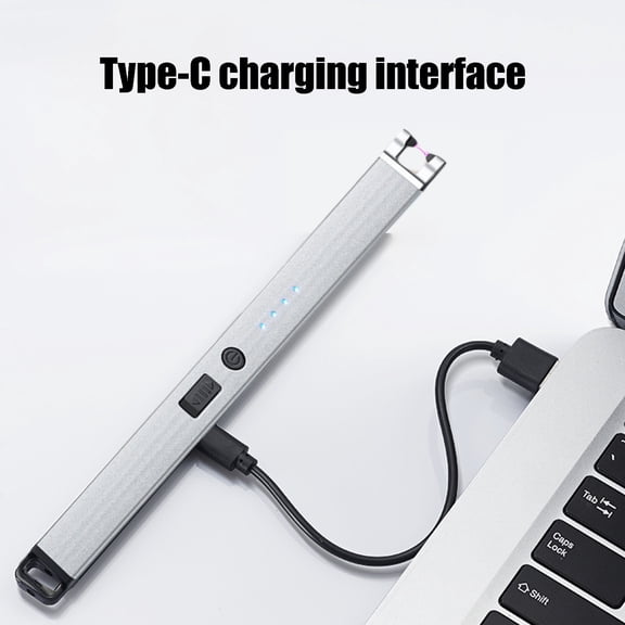 Eolstice USB Rechargeable Candle Lighter, Flameless Aroma Therapy Igniter, Windproof Kitchen Utility Tool For Gas Stove Grill Campfire Fireplace Safe Ignition Device