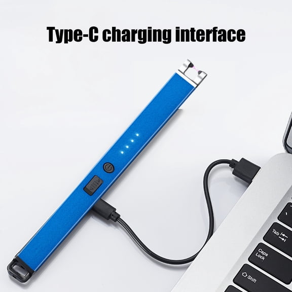 Eolstice USB Rechargeable Candle Lighter, Flameless Aroma Therapy Igniter, Windproof Kitchen Utility Tool For Gas Stove Grill Campfire Fireplace Safe Ignition Device
