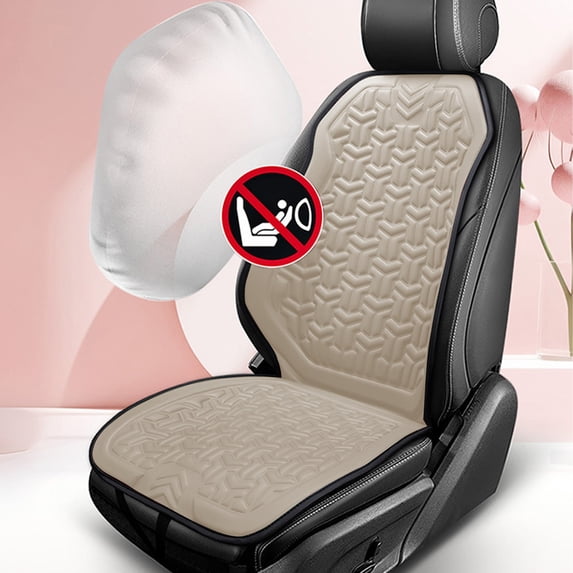 Eolstice Ventilated Car Seat Cushion Cover, Breathable Mesh Backrest Support, All-Season Vehicle Comfort for Long Drive Commuting