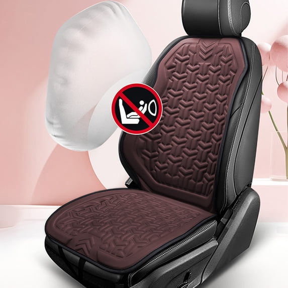 Eolstice Ventilated Car Seat Cushion Cover, Breathable Mesh Backrest Support, All-Season Vehicle Comfort for Long Drive Commuting