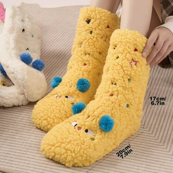 Eolstice Warm Socks for Women, Soft Sleeping Socks for Home Comfort, Ideal for Daily Wear, Lounging, Gift Presentations, and Cold Weather Use