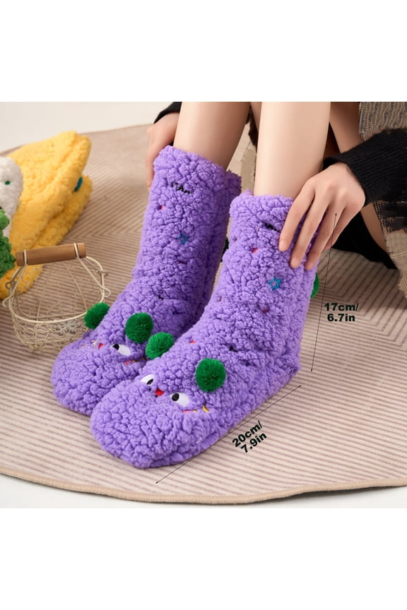 Warm Socks for Women, Soft Sleeping Socks for Home Comfort, Ideal for Daily Wear, Lounging, Gift Presentations, and Cold Weather Use