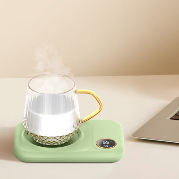 Eolstice Winter Heating Cup Mat with Three Temperature Settings, Constant Warmth with 8 Hour Auto Shut-off, for Coffee Mugs, Office Use, and Gift Giving