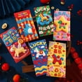 thumbnail image 1 of Eolstice Year of the Tiger Red Envelope, 2026 Thick Red Lucky Money Packet, 3D Foil Spring Festival Hongbao for Gifting, Celebrations, and New Year(C), 1 of 6