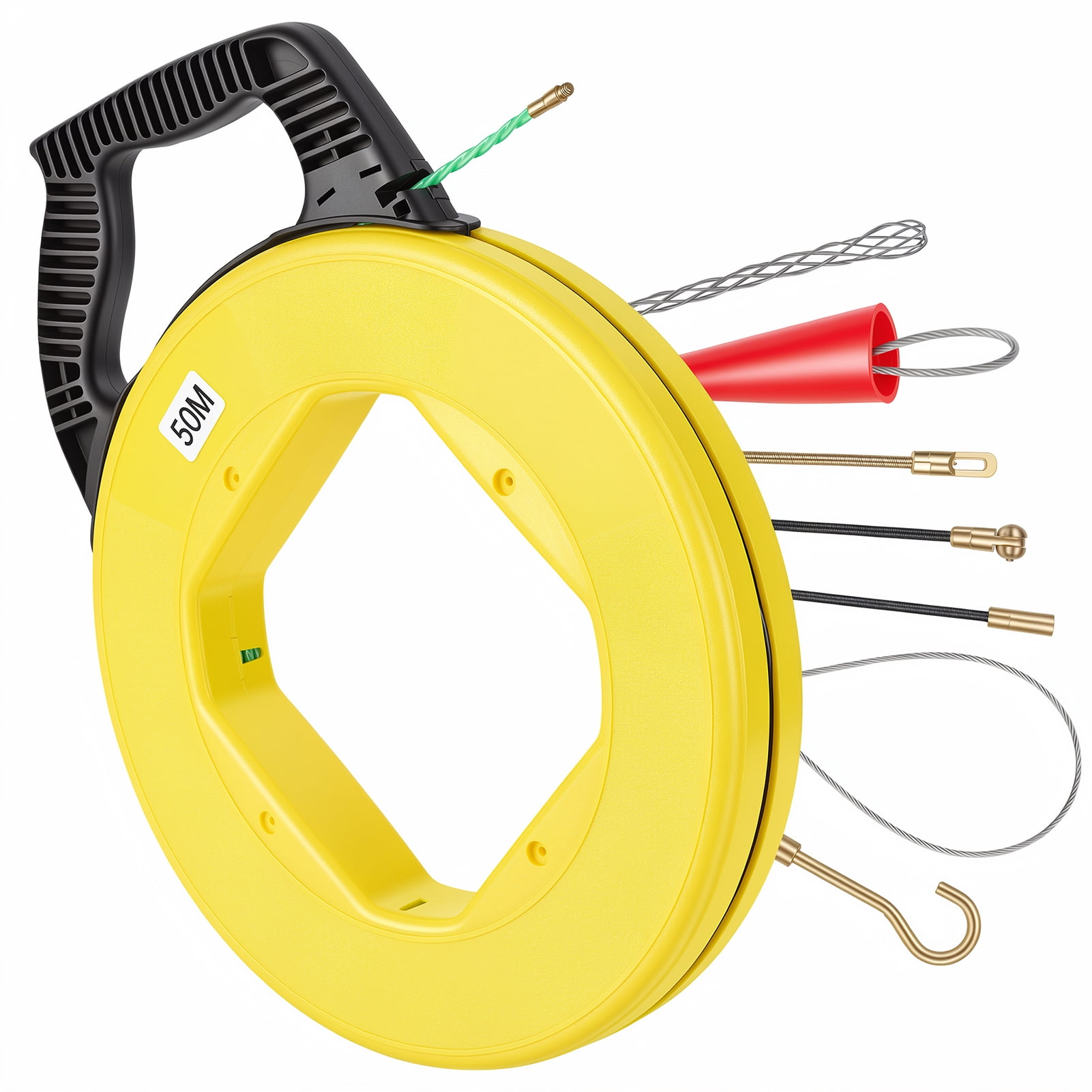 Eonox 4.5mm 164FT Fish Tape Wire Puller, Electrical Cable Running Rod ...