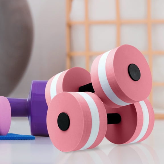 Eonox EVA Foam Water Resistance Dumbbells for Pool & Water Aerobics, Lightweight Waterproof Mancuerna - Non-Slip Design (10.8" x 5.9")