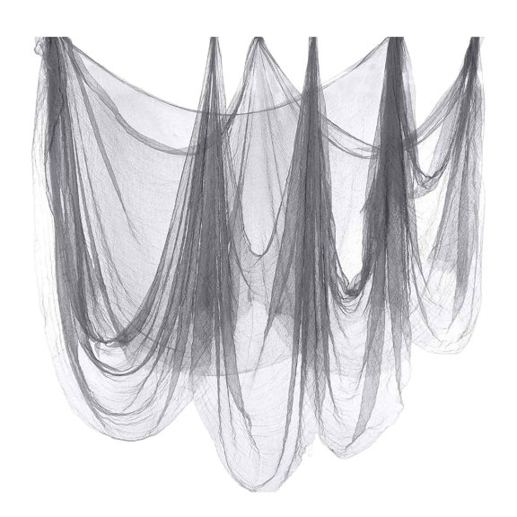 Eonox Halloween Coarse Mesh Gauze Fabric, Polyester Cotton Decor for Haunted House, Spooky DIY Scene Decoration, Creepy Party Background Prop