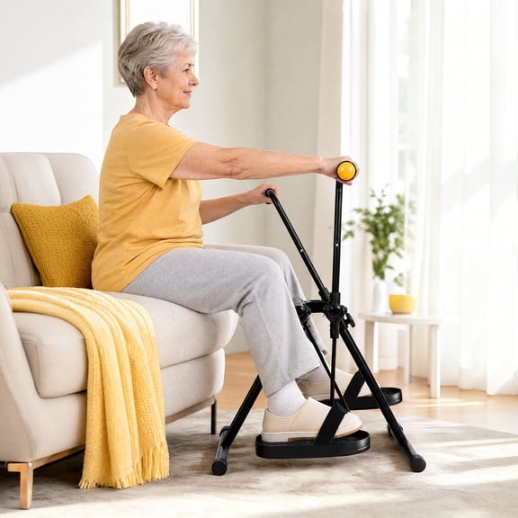 Eonox Pedal Exerciser Bike for Seniors, Arm Leg Hand and Knee Exerciser, Seated Rehabilitation Bike for Physical Therapy and Full Body Fitness Recovery