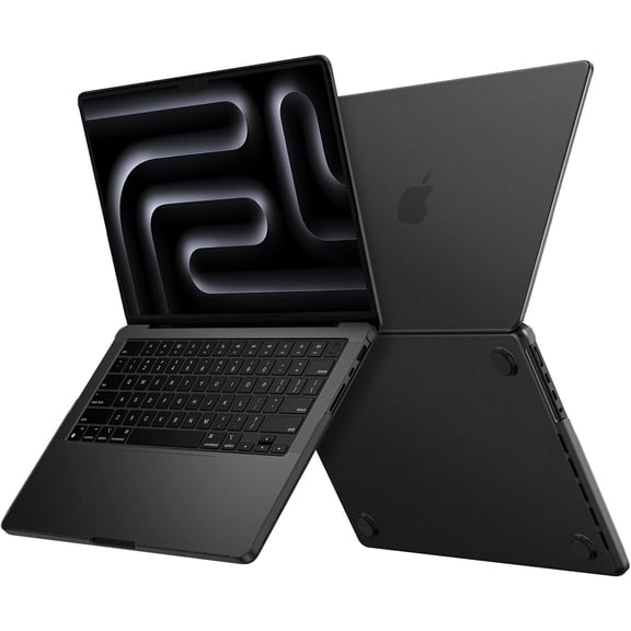Compatible with MacBook Pro 14 inch Case M5 2026 2025-2021 M4 M3 M2 M1 Pro/Max, Official Color-Matched, Anti-Mar Armor, Matte Hard Shell Laptop Protective Cover Case, Original Space Black