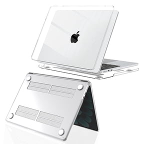 Crystal Clear Hard Shell Case Compatible with MacBook Pro 14 inch M5 2026-2021 M4 M3 M2 M1 Pro/Max Chip - Durable Scratch-Resistant Cove