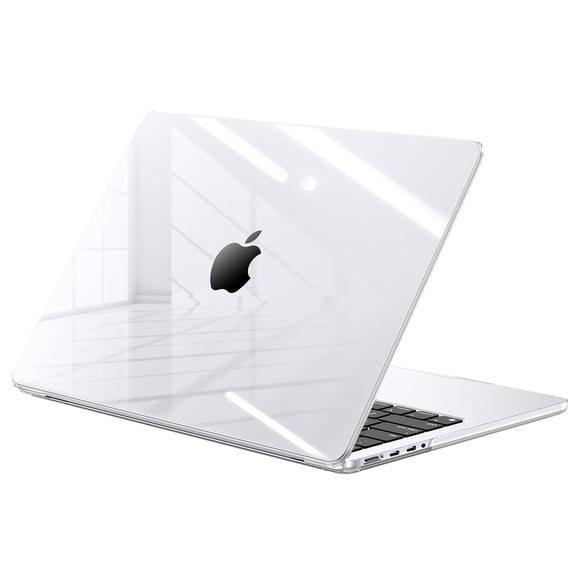 Crystal Clear Hard Shell Case Compatible with MacBook Pro 14 inch M5 2026-2021 M4 M3 M2 M1 Pro/Max Chip - Durable Scratch-Resistant Cove