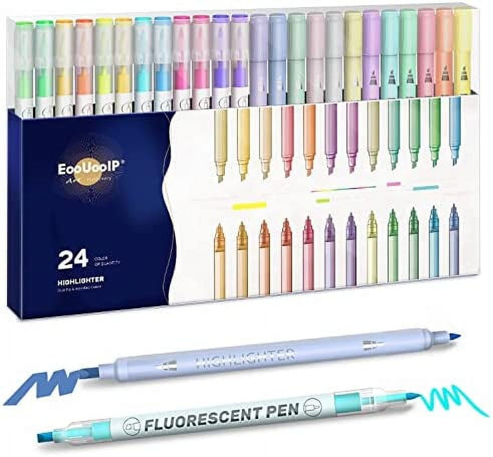 YOOUSOO Highlighters Assorted Colors, 24Pack Bible Algeria