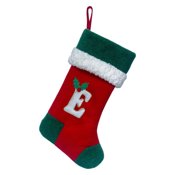 Eoozwa 1 Packs Festive Christmas Stocking with 3D Legs Design, Holiday Decorative Sock for Gifts, Tree Decor, Family Celebration, Party Favors, Festive Home Accents