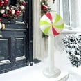 thumbnail image 1 of Eoozwa 1 Packs Large Christmas Inflatable Lollipop Outdoor Decor 4FT Giant Candy Yard Decoration for Holiday Party All-Weather PVC Xmas Inflatables for Front Lawn, 1 of 6