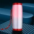 thumbnail image 1 of Eoozwa 10 Inch Bluetooth Speaker with LED Night Light, 360° RGB Dazzling Light & 10W Subwoofer, 1200-2000mAh Rechargeable for Outdoor Party, Summer Gift for Family and Friends, 1 of 4