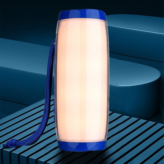 Eoozwa 10 Inch Bluetooth Speaker with LED Night Light, 360° RGB Dazzling Light & 10W Subwoofer, 1200-2000mAh Rechargeable for Outdoor Party, Summer Gift for Family and Friends