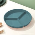 thumbnail image 1 of Eoozwa 10 Inch Unbreakable Portion Control Plates, Divided Plates for Adults, Dishwasher & Microwave Safe Compartment Plate, Lightweight Reusable Wheat Straw Plate, BPA Free, 1 of 6