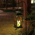 thumbnail image 1 of Eoozwa 11 Inch Solar Chinese Vintage Hanging Lantern, Hollowed-Out Metal LED Light with IP55 Waterproof & Auto Dusk to Dawn, for Garden Patio, Summer Gift for Family and Friends, 1 of 6