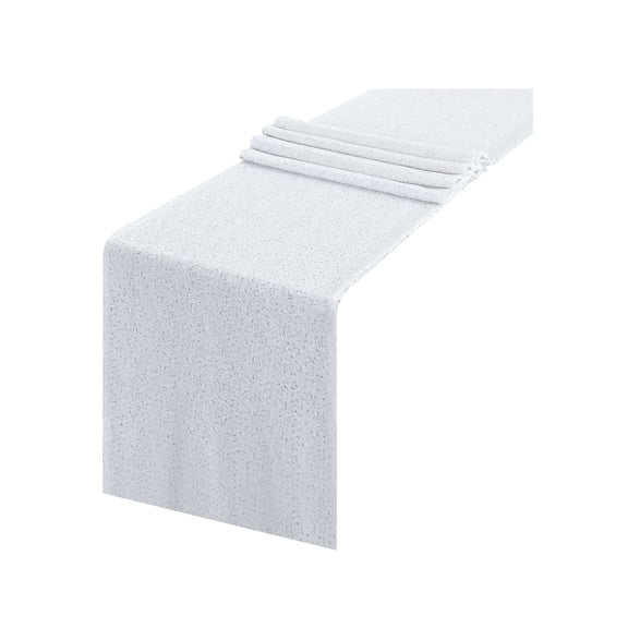 Eoozwa 12 x 71 inches Sequin Table Runner, Glitter Turquoise Table Runner for Wedding Birthday Bachelorette Holiday Party Supplies Decorations Bridal Shower