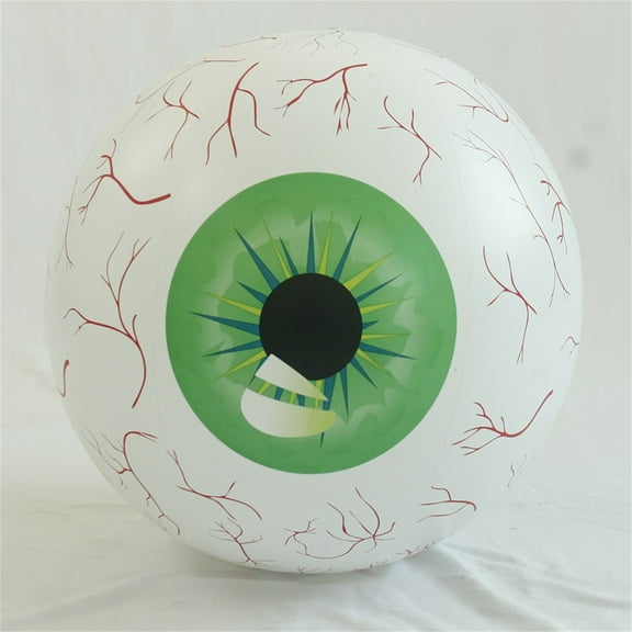 Eoozwa 2 Packs Halloween Inflatable Eyeball Decoration 60cm Giant Outdoor Indoor Party Prop Scary Spooky Yard Decor for Adults Halloween Party Supplies