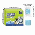 thumbnail image 1 of Eoozwa 24 Pack Washing Machine Cleaning Tablets for Pet Owners, Enzyme Formula Removes Hair and Odor, Deep Clean for All Top Load Front Load HE Models, 1 of 6