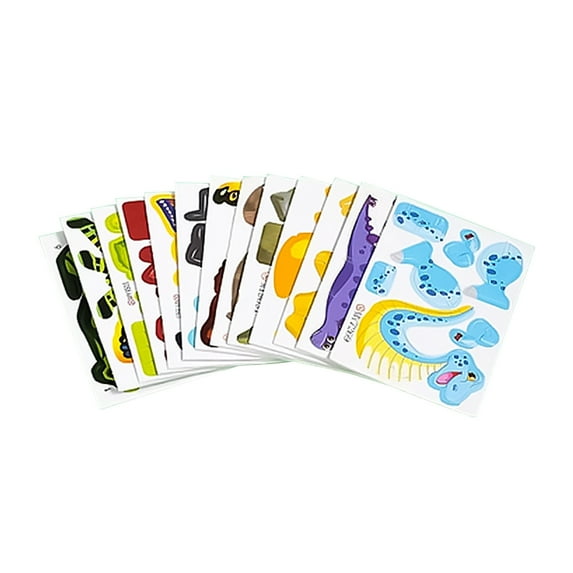 Eoozwa 3D Puzzle Set 25 Piece EVA Foam Assembled Toys for Early Development DIY Educational Activity