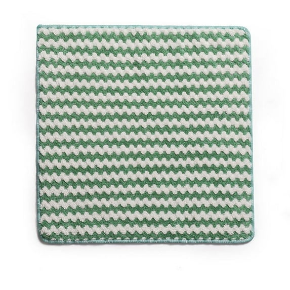 Eoozwa 5 Pack Thickened Dish Cloths Super Absorbent Kitchen Cleaning Rags Heavy Duty Degreasing Washcloths For Dishes Countertops Quick Dry Durable Velvet Material