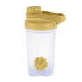 thumbnail image 1 of Eoozwa 500ml Protein Shaker Bottle with Scale 7.5x2.8 Inch Plastic Fitness Sports Cup, Mixing Ball Included, Portable Protein Powder Water Bottle, 1 of 6