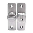 thumbnail image 1 of Eoozwa 90 Degree Right Angle Door Lock Buckle Safety Door Lock Bolt, Stainless Steel Door Latch for Wooden Fences, Doors, Windows, Safety Sliding Door Latch, 1 of 6