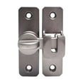 thumbnail image 1 of Eoozwa 90 Degree Right Angle Door Lock Buckle Safety Door Lock Bolt, Stainless Steel Door Latch for Wooden Fences, Doors, Windows, Safety Sliding Door Latch, 1 of 6