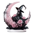 thumbnail image 1 of Eoozwa Acrylic 2D Witch Decor Gothic Tabletop Centerpiece Halloween Party Decoration Spooky Home Accent with Stand For Horror Themed Displays Unique Gift, 1 of 6