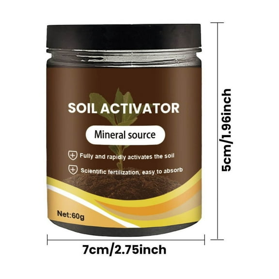 Eoozwa Advanced Plant Growth Activator – Potassium Fulvic Acid Root Stimulator for Stronger Roots, Faster Germination & Nutrient Uptake, Balance pH & Boost Plant Immunity