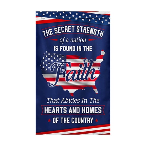 Eoozwa American Map Garden Flag for Front Yard and Patio Decoration, 250th Anniversary Patriotic Memorial Day and Veterans Day Decor, All Weather Polyester