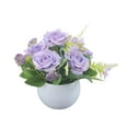 thumbnail image 1 of Eoozwa Artificial Flowers Fake Plants For Home Decor Realistic Polyester Bouquet Indoor Table Centerpiece Living Room Dining TV Cabinet Decor, 1 of 6