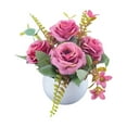thumbnail image 1 of Eoozwa Artificial Flowers Fake Plants For Home Decor Realistic Polyester Bouquet Indoor Table Centerpiece Living Room Dining TV Cabinet Decor, 1 of 6