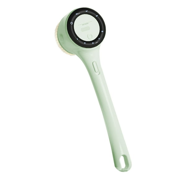 Eoozwa Automatic Body Brush Back Scrubber for Shower, Dual Handle Auto Spinning Exfoliating Massage Bath Brush, Deep Cleansing, Waterproof, Rechargeable Rotating Body Brushes