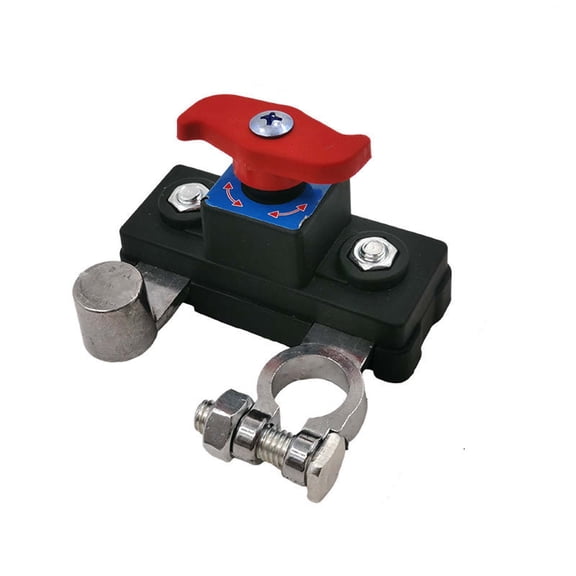 Eoozwa Battery Disconnect Switch, Battery Cut Off Shut Off Kill Switch 12V 24V, Top Post Knife Blade Master Switch for Marine Car Boat RV ATV Vehicles