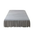 thumbnail image 1 of Eoozwa Bed Skirt Ruffled Bed Skirt with Split Corners,Drop Dust Ruffle Bed Skirts with , Gathered Style, Microfiber,79x59 in, 1 of 6