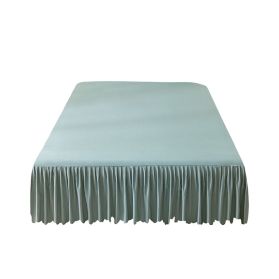 Eoozwa Bed Skirt Ruffled Bed Skirt with Split Corners,Drop Dust Ruffle Bed Skirts with , Gathered Style, Microfiber,79x59 in