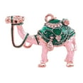 thumbnail image 1 of Eoozwa Camel Keychain Ornament with Inlay Craftsmanship Unique Animal Design for Keys Bag Charm Durable Decorative Gift for Travelers, 1 of 6