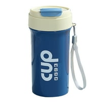 Eoozwa Camping & Hiking Hydration Flask with Straw Lid - Plastic, Double Walled & Vacuum Insulated Water Bottle - Leak Proof & BPA Free